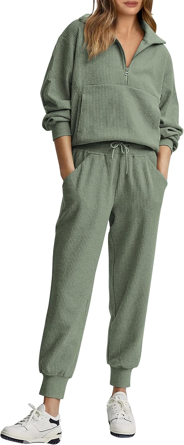 NEU 🔥 Damen Baumwolle Zweiteiler Oversized Kapuzenpullover Weite Beine Jogginghose Lässiges Set