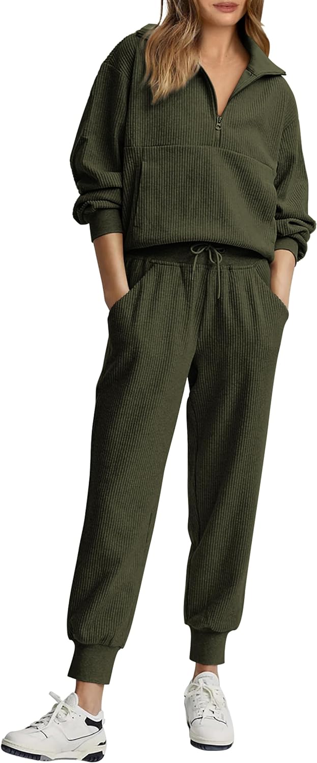 NEU 🔥 Damen Baumwolle Zweiteiler Oversized Kapuzenpullover Weite Beine Jogginghose Lässiges Set