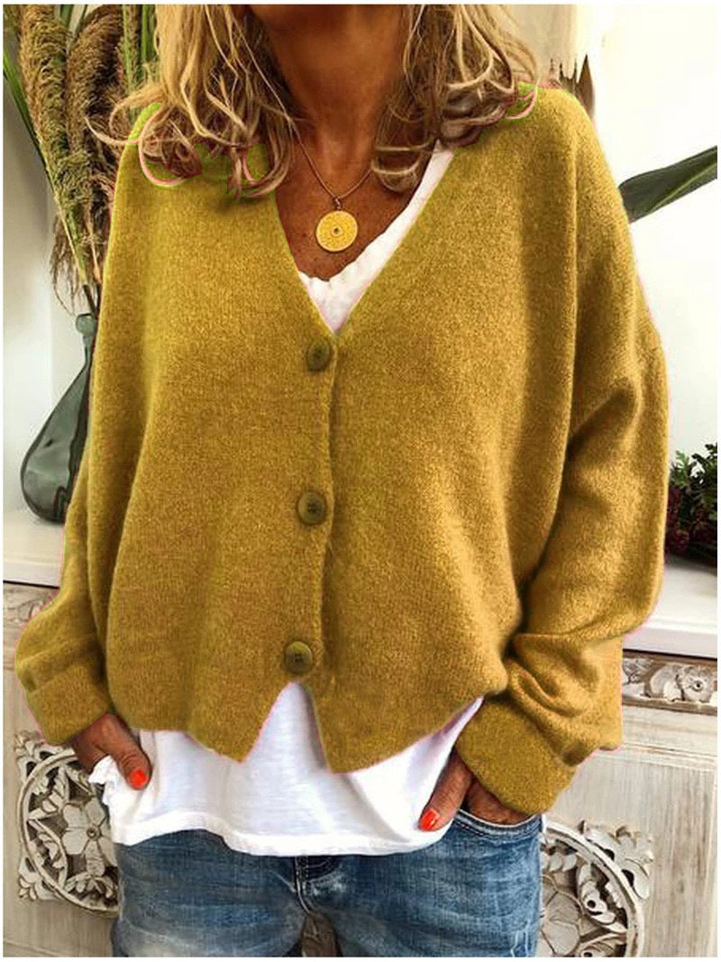 🔥SOLO 36 CAPI RIMASTI - CAPPOTTO IN LANA DA DONNA CON SCOLLO TONDO E MANICHE LUNGHE IN COTONE